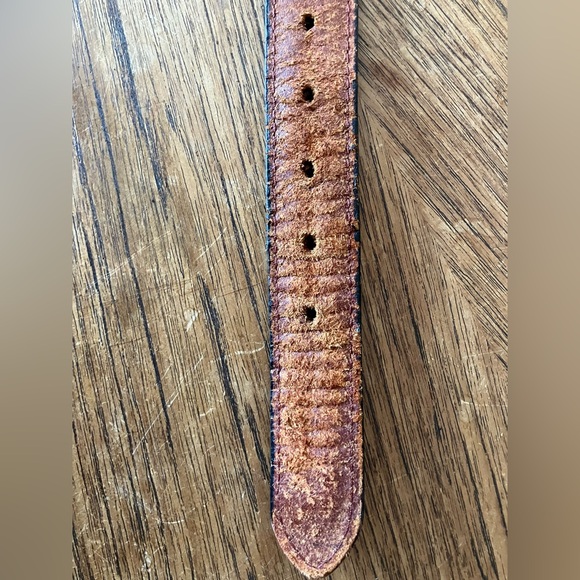 Vintage Braided Leather Belt - Picture 10 of 12